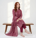 Unstitched Printed Lawn 3 Piece